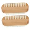 Healeved 2pcs Nail Cleaning Brush for Fingernails Nail Care Tools Ergonomic Handle for under Cleaning and Manicure view 1