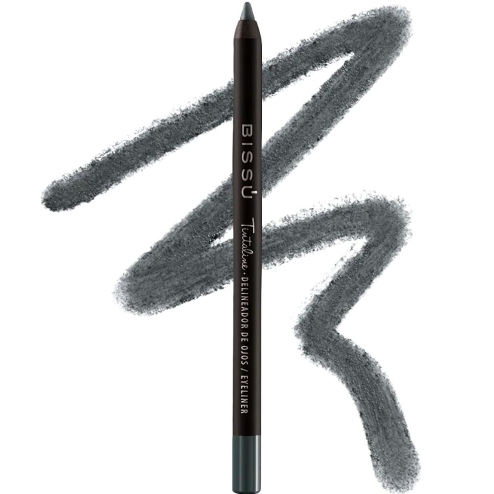Biss Tintaline Eyeliner - 25 Vivid Colors, High-Coverage, Long-Lasting & Smudge-Proof (Grey)