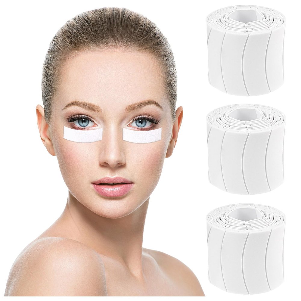 330PCS Foam Eye Pads for Eyelash Extensions,Pre Cut Medical Foam Tape Under,Eye Pads Lash Extension Lint Free Hypoallergenic Under Eye Pads Lash Supplies Beauty Tools,Easy to Tear Waterproof for Women