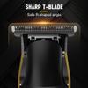 Hatteker Foil Shaver Electric Razor Men's Shaver T-Blade Trimmer Beard Trimmer Beard Clipper Hair Clipper LED Display Waterproof Wet/Dry Shaver Kit 2 in 1 view 4