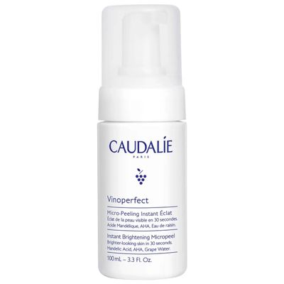 Caudalie Vinoperfect Instant Brightening Mandelic Acid and AHAs Micropeel Foam Cleanser - 100 mL