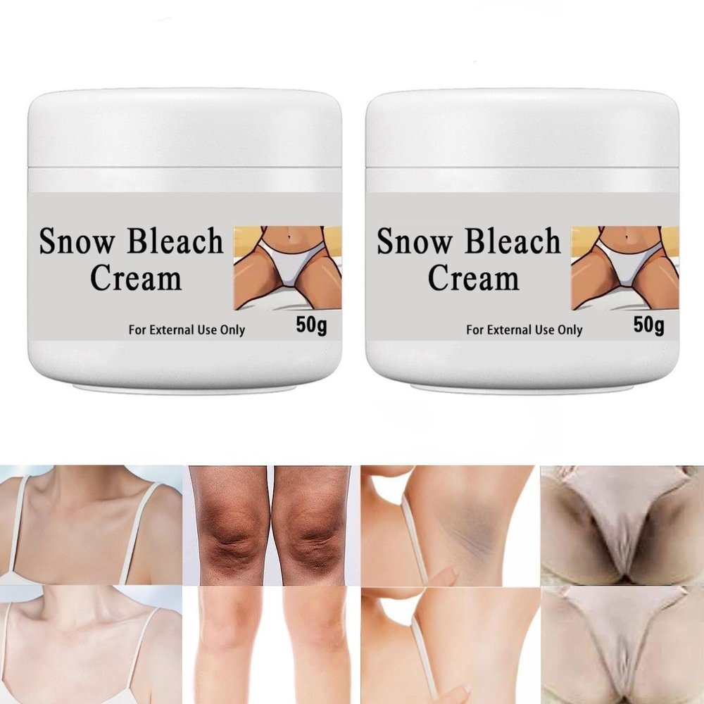 Crema Aclaradora, Crema Reparadora Para Manchas Oscuras 50ml, Adecuado para varias reas como cara, axilas, cuello, zona privada (2pcs)