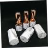 Outanaya 3PCS Mini Marble Pattern Lipstick Tube Set Stylish Empty Lipstick Containers for Women Creative Nine-Surface Design for Makeup and Travel view 3