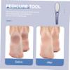 Healeved Cracking Foot Skin File Efficient Callus Remover for Dead Skin Exfoliation Professional Pedicure Tool for Feet Home and Salon Use view 2
