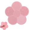 1Pc Pink Silicone Makeup Brush Cleaning Bearings with Suction Cups, Silicone Cleaning Tool, Makeup Brush Tools,Brush Cleaners,Beauty and Personal Care view 1