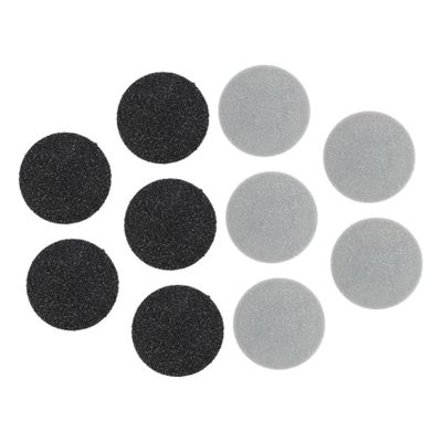 Healeved 10pcs Electronic Foot File Head Pedicure Grinding Head Foot File Replacement Grinding for Pedicure Supplies