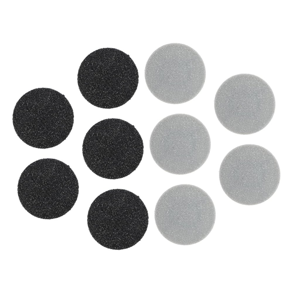 Healeved 10pcs Electronic Foot File Head Pedicure Grinding Head Foot File Replacement Grinding for Pedicure Supplies