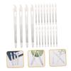 Healeved 20pcs Stainless Steel Nail File Strips Durable Manicure and Pedicure Tools for Natural Nails Professional Grooming Kit for Enthusiasts view 3