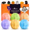 Halloween Bath Bombs for Kids with Surprise Halloween Toys Inside (6 Pack) - Large Pumpkin Bath Bombs for Kids, Boys, Girls & Teens  Spooky Boo Basket Stuffers for Kids - Made in USA by Two Sisters view 1