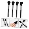 Healeved 4pcs Nail Dust Cleaning Brush Manicure Nail Art Dust Brush Portable Practical No Burrs for Care view 4
