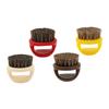 WOONEKY 4pcs Beard Brush Kit Beard Comb Brush Mustache Styling Tool Abs Ring Horsehair Nylon Soft Skin Random view 1