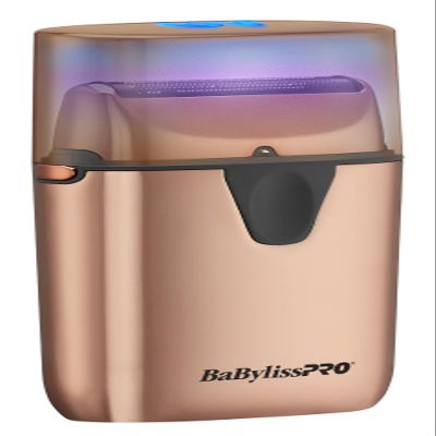 BaBylissPRO UVFOIL Single Foil UV-Disinfecting Metal Shaver - Rosegold