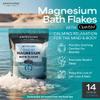 Aromasong RAW Magnesium Flakes + OptiMSM for Soaking 14 Oz. Resealable Pack - Muscle Relaxing Organic Bath Salts Magnesium Chloride Flakes. view 2