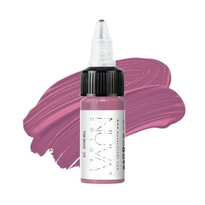 Nuva Colors PMU Lip Pigment, Customizable, Cool Undertone for Lip Blushing & More, Vegan, Made in USA (Pink Mauve)