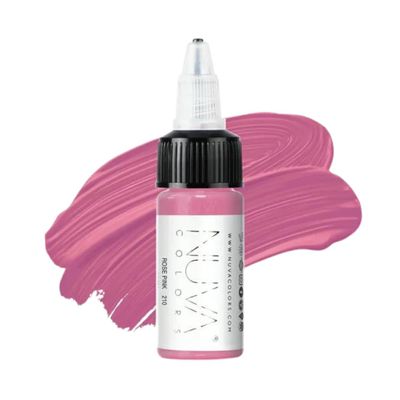Nuva Colors PMU Lip Pigment, Customizable, Cool Undertone for Lip Blushing & More, Vegan, Made in USA (Rose Pink)