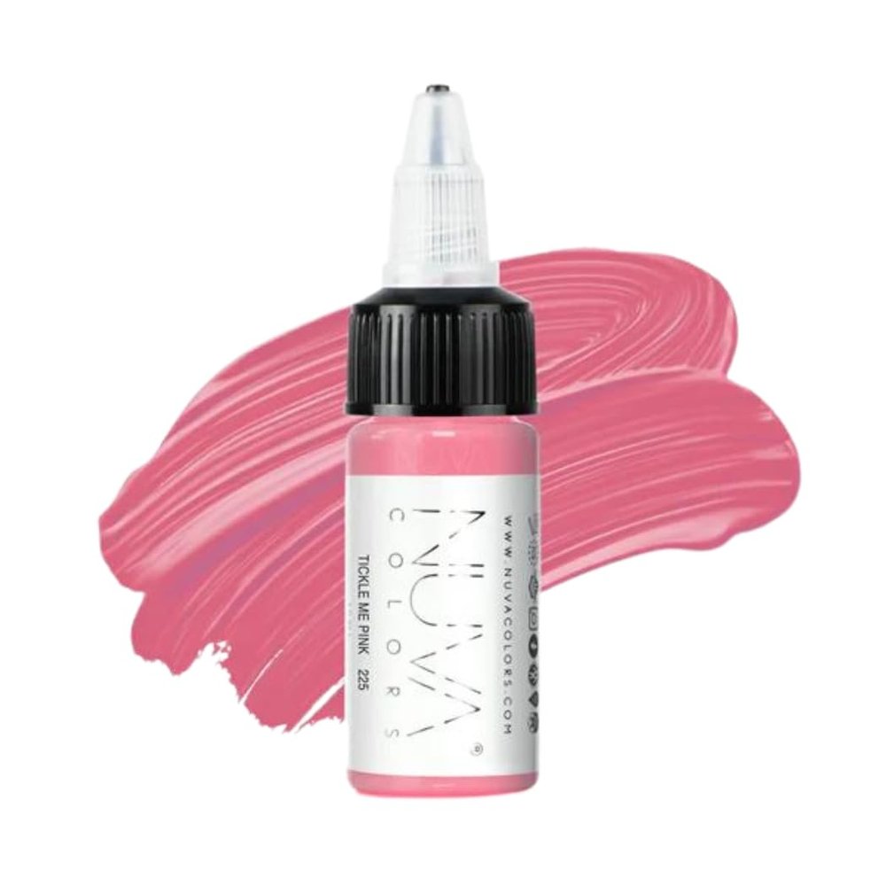 Nuva Colors PMU Lip Pigment, Customizable, Cool Undertone for Lip Blushing & More, Vegan, Made in USA (Tickle Me Pink)