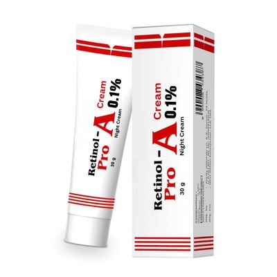 NinthAvenue Basics Retinol Pro Night Cream 0.1 Vitamin A Fine Lines, Sun Spots, Anti-Aging (30 Gram / 1.05 Oz)