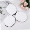 TOVINANNA 3pcs Natural Makeup Remover Pads Reusable Washable Face Cleansing Pads Microfiber for Face Eye view 4