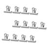 Healeved 12pcs Nail Tip Clamps Professional Metal Clips for Nail Extensions Suitable for Gel and Applications Reusable Fixing Tool for Salon and Home Use view 1