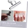 Healeved 12pcs Nail Tip Clamps Professional Metal Clips for Nail Extensions Suitable for Gel and Applications Reusable Fixing Tool for Salon and Home Use view 2