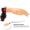 Healeved Practice Nail Art Hand Model Fake Nail Hand for Beginners Nail Artists Salon Simulated h view 4