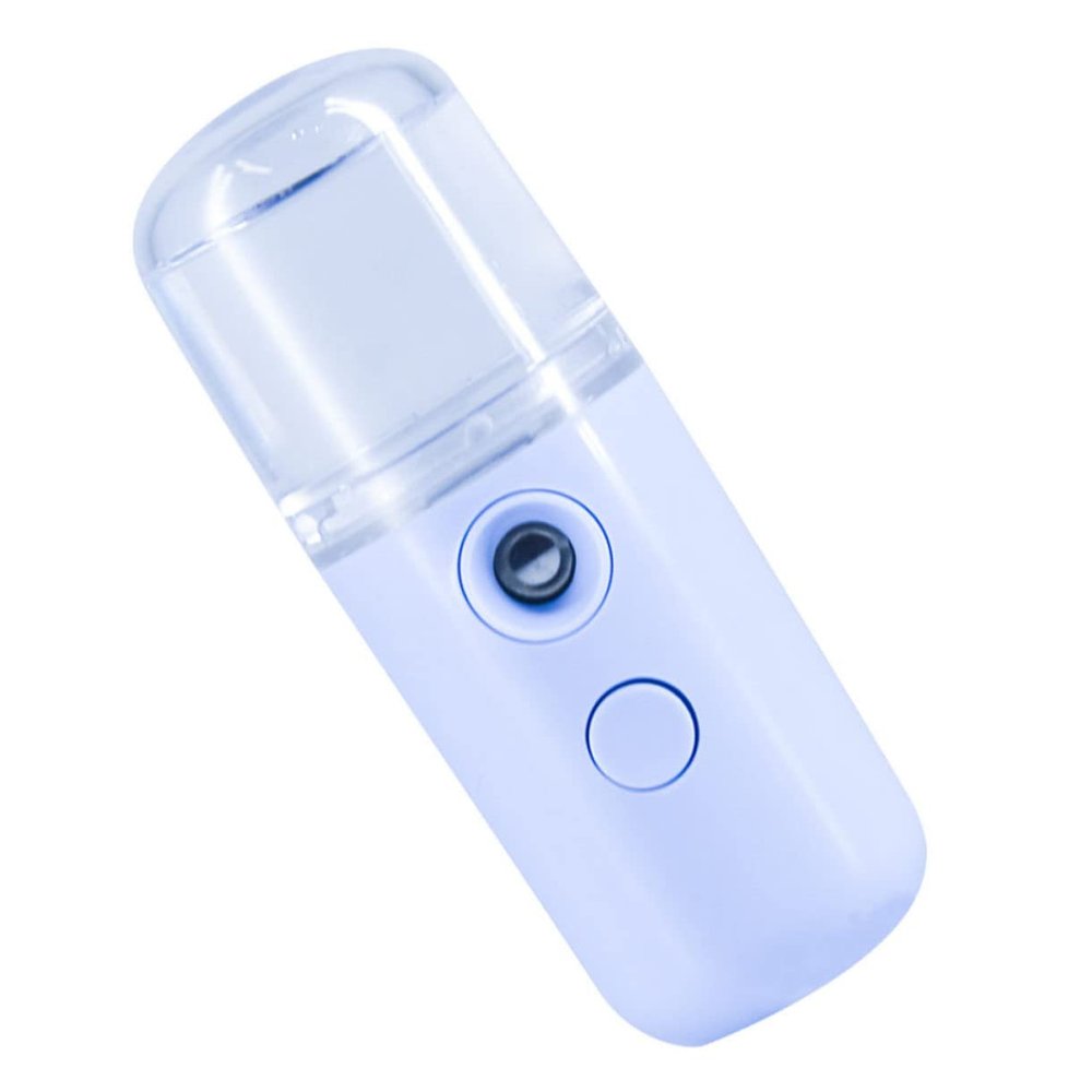 MERRYHAPY 1pc Portable Nano Facial Steamer USB Rechargeable Hydrating Mist Sprayer for Skin Care Makeup and Spa Use Cool Mist Humidifier for Home and Travel