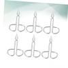 Beatifufu 6pc Stainless Steel Eyebrow Tweezers Set Professional Grooming Kit for Women Eyebrow Spoolies Fine Processing view 3