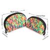 Xsovgoi Fruit Hoops Cereal Shell Shapes Portable Makeup Bag Multi-Function Cosmetic Bag Storage Bag 2pcs view 2