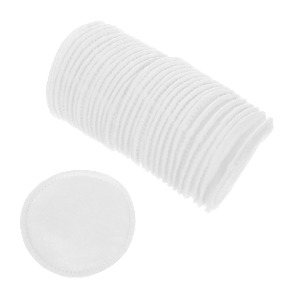 Beatifufu 200pcs Round Makeup Remover Pads Reusable Cotton Rounds Deep Clean Facial Gentle Powder Removal Kit