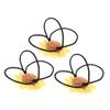 WOONEKY 3pcs Sunflower Hair Ties Handmade Cotton Hair Ropes Ponytail Holders for Women Cute Headpiece Accessories view 1