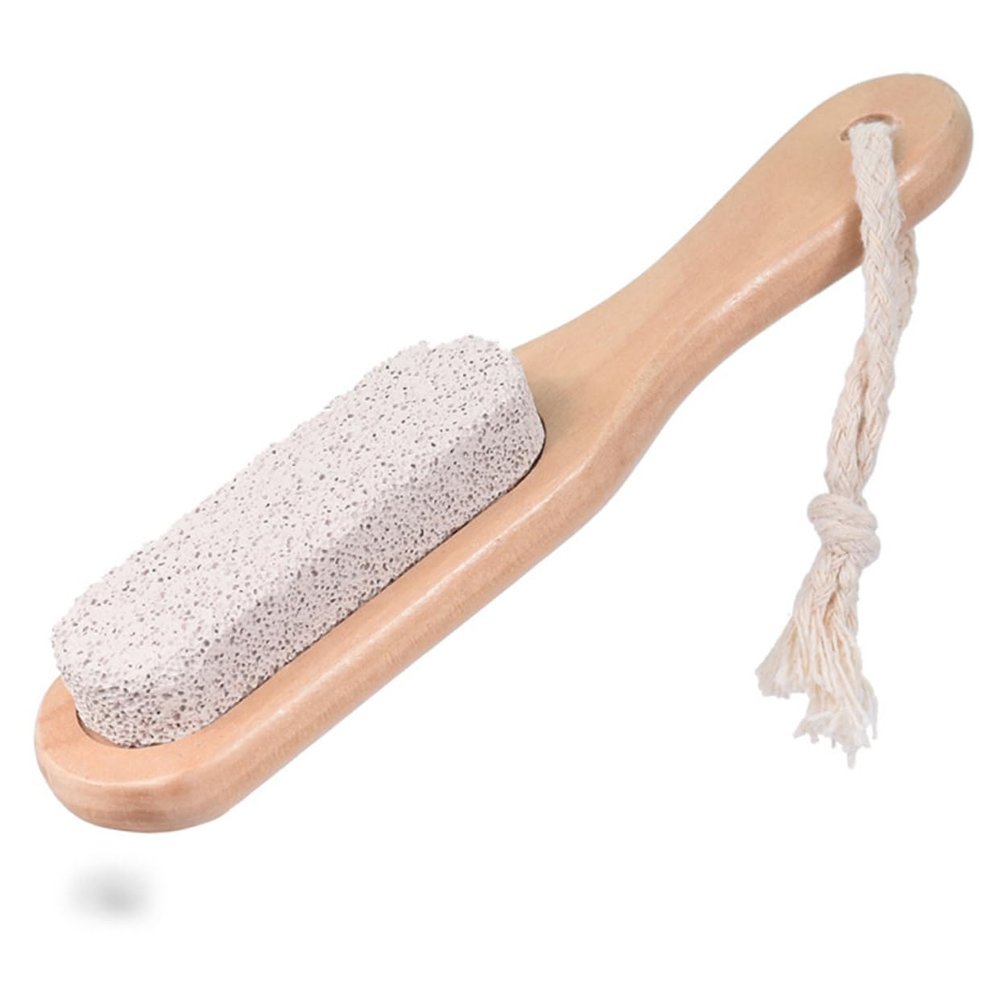Beatifufu 2pcs Nail Cleaning Scrubber Pumice Stone Brushes for Manicure Pedicure Gentle Skin for Dust Removal after Filing and Buffing for