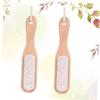 Beatifufu 2pcs Nail Cleaning Scrubber Pumice Stone Brushes for Manicure Pedicure Gentle Skin for Dust Removal after Filing and Buffing for view 2