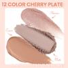 AMY'S DIARY 12Color Light Pink Purple Eyeshadow Palette, Long-Lasting, and Highly Pigmented. Elevate Your Eye Makeup Unleash Your Unique Style (05#) view 4