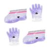 Healeved 2pairs Lavender Paraffin Wax Covers for Wax Therapy Mitts Fits for Spa Treatments and Moisturizing Care view 1