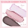 AMY'S DIARY 12Color Light Pink Purple Eyeshadow Palette, Long-Lasting, Elevate Your Eye Makeup Unleash Your Unique Style (09#) view 4