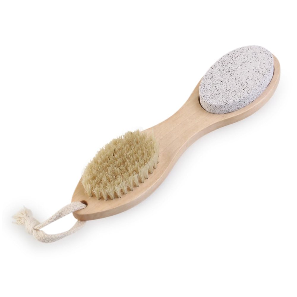 Healeved Foot File and Nail Brush for Callus Removal Pumice Stone and Foot Care Exfoliator for Smooth Skin and Healthy Nails for Home Pedicure