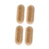 Healeved 4pcs Natural Boar Bristle Nail Brush Pedicure Tool Eco-friendly Wooden Handle for Nails Pedicure view 1