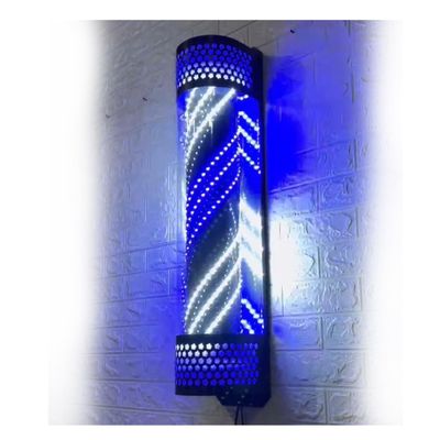 WEUMNV 35.4 Colorful Rotating LED Salon Light, Barber Pole,Barber Poles Outdoor,Barber Shop Signs Pole Rotating Illuminated Light Hair Salon Shop Beauty Sign,Wall-Mounted,Outdoor rain-Proof