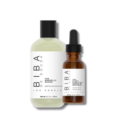 BIBA DE SOUSA Mandelic Scrub + Plant Stem Cell Peptide Bundle