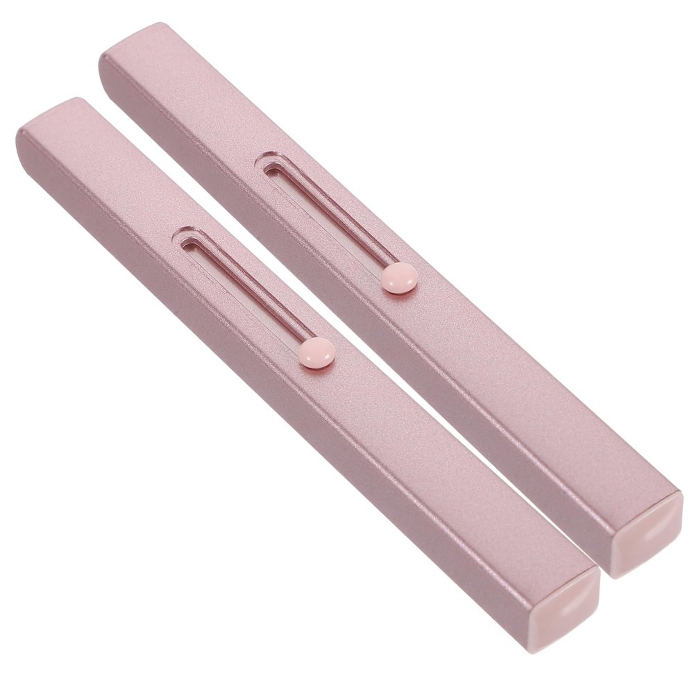 Beatifufu 2pcs Travel-sized Lip Brush Applicator Retractable Lipstick and Lip Gloss Tool Stylish Women Makeup Kit