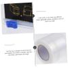 minkissy 3rolls Transparent Lip Care Film of Ultra-Thin Makeup Accessories Lightweight Portable Easy to Tear for for Lip Preservation and view 4