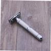 Gogogmee Double Edge Stainless Steel Safety Razor for Men Textured Grip for Home Barbershop Use Smooth Shaving Experience No view 4