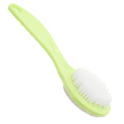 minkissy Double-Sided Pedicure Brush Natural Pumice Foot Exfoliating Scrubber for Skin Portable and Easy to Clean for Feet Hands Care
