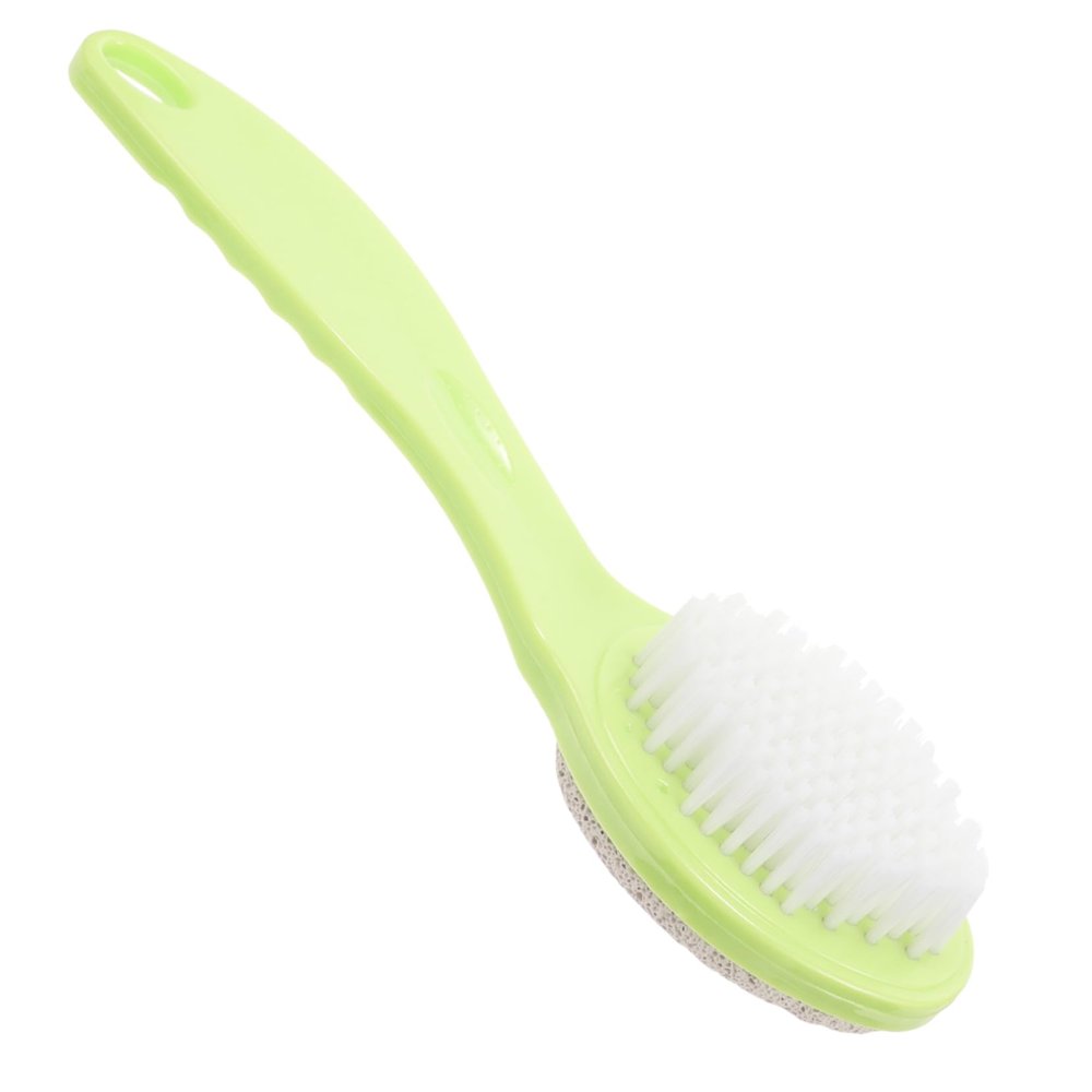 minkissy Double-Sided Pedicure Brush Natural Pumice Foot Exfoliating Scrubber for Skin Portable and Easy to Clean for Feet Hands Care