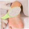 minkissy Double-Sided Pedicure Brush Natural Pumice Foot Exfoliating Scrubber for Skin Portable and Easy to Clean for Feet Hands Care view 2