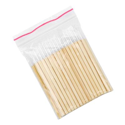 FOMIYES 50pcs Eyelash Cleaning Swabs for Makeup Removal Portable Grafting Rods for Beauty Salons and Home Use Practical Eyelash Extension Accessories