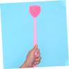 Outanaya 2pcs Heart Shape Silicone Long Handle Bath Brush Body Exfoliator Scrubber for Shower Bath Soft Bristle Massage Brush view 4