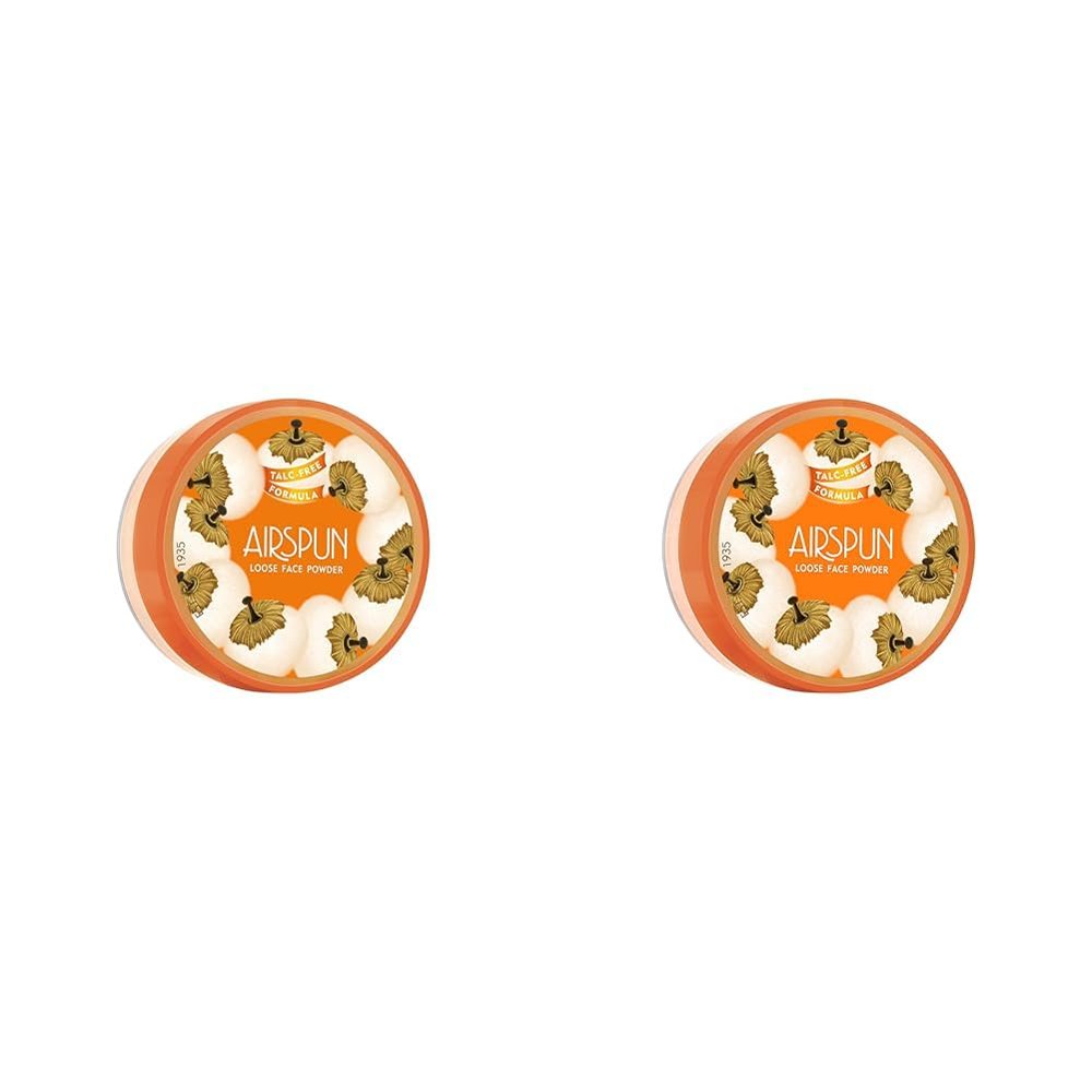 Airspun Loose Powder Translucent & Honey Beige 2pc Talc-Free Set