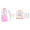 Billie Dermaplane Starter Kit - Reusable Handle + 3 Blades - Remove Facial Hair, Shape Brows + Refill Blades (3 Count) view 1