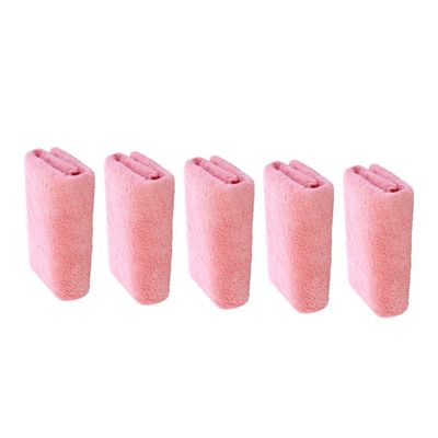 Healeved 5pcs Microfiber Makeup Remover Towel Soft Washcloth for Women Highly Absorbent Face Washcloths Portable Travel and Home Use